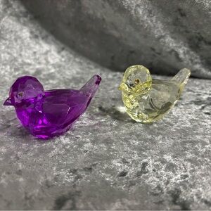 Crystal acrylic birds
